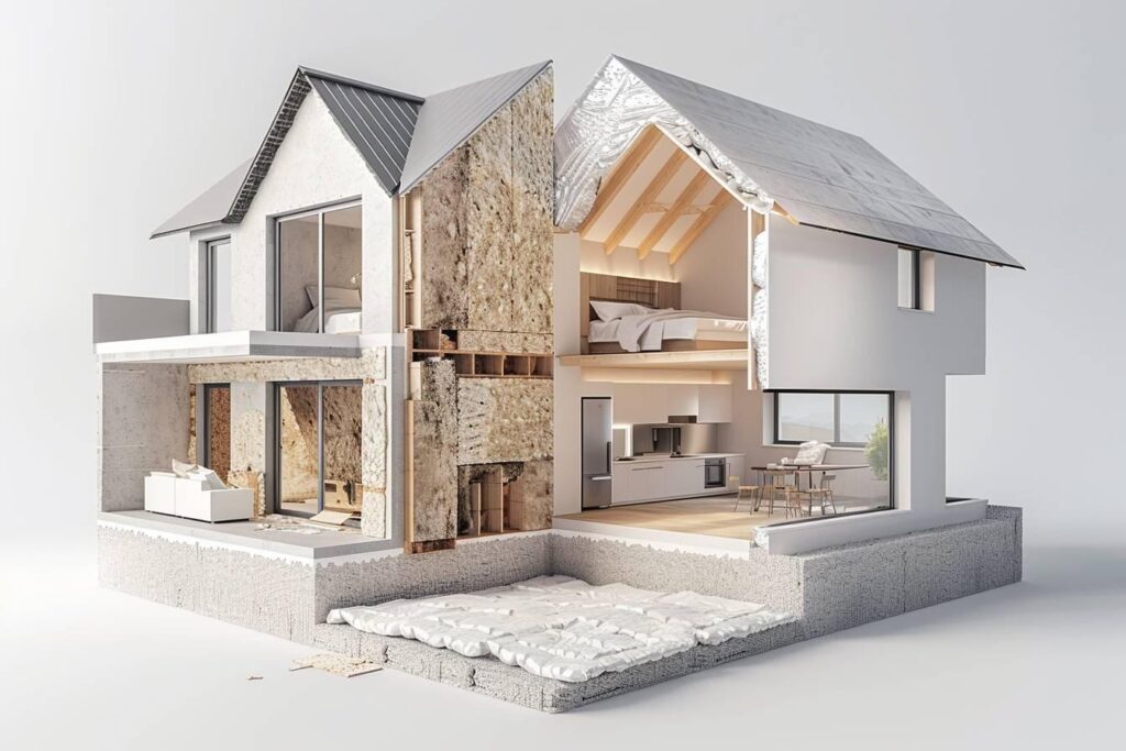 Comparaison entre l’isolation par l’extérieur et par l’intérieur : avantages et inconvénients